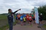 Gemeinsamer Start über 7,2 und 14,4 Kilometer mit 12 Bode-Runners.