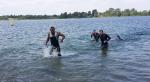 Matthias Lampe hatte bei der olympischen Distanz 1550m zu schwimmen.