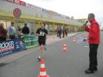 Felix Göres konnte als erster seiner Altersklasse über 5 km im Ziel begrüßt werden.