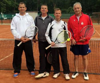 Die Herren 40 Mannschaft v.l. Michael Busse, Ulf Gothe, Ronny Selig, Ingo Becker