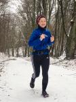 Sabine B&ouml;rner geh&ouml;rte zu den Bode-Runners, die den Lauf nutzten, um sich auf den Ultra-Marathon am Rennsteig vorzubereiten. 