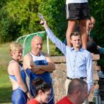 Zum Schwimmen &uuml;ber 500m wurde in 3 Staffeln gestartet.
