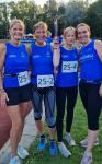 Die Gewinnerstaffel bei den Frauen (v.l.) mit Kiirsten Geist, Christa F&uuml;mel, Pauline Morina und Janine Wuwer.