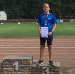 &Uuml;ber 800m konnte sich Tom &uuml;ber Bronze freuen.