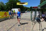 Petra Becker beendet die Hitzeschlacht nach 21,1 Kilometern mit Platz vier in ihrer Altersklasse.