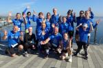 Aufstellung der Bode-Runners von der Gaensefurther Sportbewegung an der Seebrücke des Geiseltalsees. Am Ende der Seebrücke war anlässlich des Jubiläumlaufes in diesem Jahr auch der Zieleinlauf aller Hauptläufe. Aufstellung der Bode-Runners von der Gaensefurther Sportbewegung an der Seebrücke des Geiseltalsees. Am Ende der Seebrücke war anlässlich des Jubiläumlaufes in diesem Jahr auch der Zieleinlauf aller Hauptläufe.