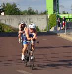 Olaf Moch auf der 20 km langen Radrunde.