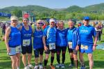 Petra Becker, Nancy Bothe, Stefan Sindermann, Detlef Schäfer, Christa Fümel, Harald Fümel und Olaf Bothe (. l.) starteten in Bad Harzburg. 