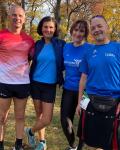 Beim 53. Harzlauf in Thale vertraten Jens und Nicole Schlottag, Kathleen Mahler und Stefan Sindermann die Staßfurter Bode-Runners (v.l.).