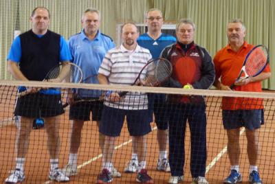 Mannschaft Herren 50 v.l.Steffen Mattheis, Achim Engel, Andreas Trensinger, Manfred Rademann, Herbert Mandel, Reiner Christoph