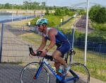 Thomas Vetter bewältigte die Radrunde in 39:28 Minuten.