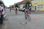 Maik Löwe auf der 20 Kilometer langen Radstrecke.