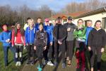 Die Gaensefurther Läufer mit Lauffreunden vor dem Start v.l.Sabine Börner, Margit Homuth (Güsten), Jana Berger, Martin Rottstegge (Bernburg), Petra Becker, Nico Mahler, Silvia Bärwolf (Bernburg), Kathleen Mahler, Renate Liedtke, Jan Zaschke, Michael Gensch (Bernburg), Christina Spangenberg (Bernburg), Jens-Uwe Börner, Anna Homuth (Güsten)
