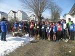 9 Bode-Runners und 2 Gaensefurther Triathleten am Start  einer ge&auml;nderten Laufstrecke &uuml;ber 11 Kilometer. 