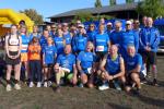 Startaufstellung der Bode-Runners vor dem 13. Drei-Br&uuml;cken-Lauf in Sch&ouml;nebeck