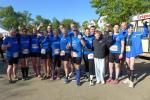 Gut gelaunte Bode-Runners vor den Starts über zehn, 21 oder 42 Kilometer.