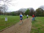 Jürgen auf der ersten Laufrunde von 9,7 Kilometern in Cottbus.