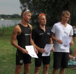 Martin Wille (r.) konnte sich über einen Podestplatz im Sprint-Triathlon freuen.