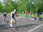 Olaf Moch auf der 20 Kilometer langen Radstrecke.