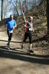 Josef Hindricks ( l.) kam nach 15km als 76. ins Ziel.