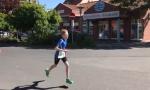 Marc Kr&uuml;ger startete &uuml;ber 1,8 km und wurde Zweiter in Altersklasse mJU14.