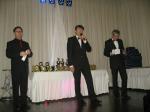 Gerry Kley als Pr&auml;sident des Leichtathletik-Verbandes Sachsen Anhalt er&ouml;ffnete die Veranstaltung. 