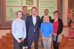 Neues Pr&auml;sidium LVSA: Lina Wei&szlig; (Vizepr&auml;sidentin Jugend), Christian Topf (Vizepr&auml;sident Wettkampforganisation), Andreas Broska (Pr&auml;sident LVSA), Melanie Schulz (Vizepr&auml;sidentin Leistungssport), J&uuml;rgen G&uuml;nther (Vizepr&auml;sident Breitensport), Sabine Pohle (Vizepr&auml;sidentin Finanzen) - es fehlt: J&ouml;rg Bremer (Vizepr&auml;sident Struktur- und Entwicklungsfragen)