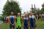 Die Gaensefurther Teilnehmer in Arendsee v.l. Janko Schlenker, Toni Keller, Thomas Vetter, Maik L&ouml;we.