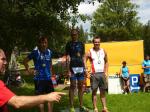 Torsten Blauwitz hatte viel Spa&szlig; beim 18. Hasselfelder Triathlon und holte sich den Gesamtsieg.