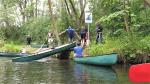 Zahlreiche Boote wurden mit Bode-Runners best&uuml;ckt, die flussabw&auml;rts von Rodersdorf nach Gr&ouml;ningen nat&uuml;rlich auf der wundersch&ouml;nen Bode schipperten. 