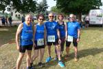 Getestet, geimpft oder genesen – die Bode-Runners Jens-Uwe und Sabine B&ouml;rner, J&uuml;rgen G&uuml;nther, Kathleen Mahler und Stefan Sindermann (v.l.)  freuen sich auf den Start ihrer Strecken!