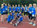 Gro&szlig;e Freude der vier Bode-Runners-Staffeln, zu denen auch der Sta&szlig;furter Oberb&uuml;rgermeister (zweiter von links ) geh&ouml;rte.