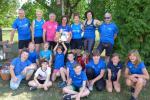 Mit allen guten W&uuml;nschen f&uuml;r die Zukunft, verabschiedeten sich die Kinder der Leichtathletikgruppe, die Eltern und die Bode-Runners der Gaensefurther Sportbewegung, auch im Namen des Vorstands, bei der langj&auml;hrigen &Uuml;bungsleiterin Silke Vorrath (Mitte).