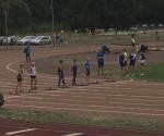 Beim 75m Sprint wurde Marc (5.v.l.) Vierter.