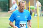 Josef Hindricks blieb &uuml;ber die 12 Kilometer nur knapp &uuml;ber einer Stunde, Platz 3 in Altersklasse m60. Foto: F. Nahrstedt, Volksstimme