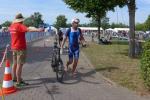 Steffen Sch&ouml;ler, der als einziger Gaensefurther beim HavelHammer aktiv war, wechselt auf die 44 km lange Radstrecke.