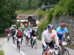 Teilweise k&auml;mpften die Biker mit einer Steigung von 12 Prozent.