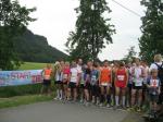 Start zum Lauf &uuml;ber 30 km mit 490 Metern H&ouml;henunterschied.