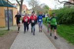 Gem&uuml;tlich lie&szlig;en es zumeist die Nordic Walker angehen, beispielsweise Bode-Runnerin Renate Liedtke (Mitte) auf der Sieben-Kilometer-Strecke.