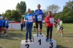 Strahlende Gesichter bei Renate Liedtke (2.) und Christa F&uuml;mel (1.) 