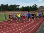 Kurz nach dem Start &uuml;ber 13,5 Kilometer beim Rolandlauf in Haldensleben.