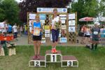 Wieder auf dem Podest! Kirsten Geist reichen 23:47 Minuten f&uuml;r die 5,1 Kilometer-Distanz, was ihr den zweiten Platz von 29 Frauen in ihrer Altersklasse W50 bescherte. 