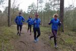 Lutz Klau&szlig;, Sylvia K&ouml;hn, Kathleen Mahler und Kirsten Geist v.l.hatten Spa&szlig; an diesem stressfreien Lauf.