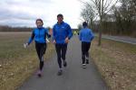 Gesucht und gefunden – Sylvia K&ouml;hn und Josef Hindricks absolvierten den Halbmarathon locker unter zwei Stunden.