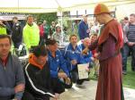 Ritterschlag f&uuml;r Henning und Petra Kaufmann sowie Lutz Klau&szlig;, die das erste mal dabei waren.