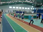 Hier lagen unsere vier achtj&auml;hrigen M&auml;dchen im 600m Lauf noch dicht beieinander, zum Schluss kam Michelle (3.) vor  Laura (5.), Fabienne (7.) und Nina (8.) ins Ziel. 
