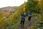 Sabine B&ouml;rner und Sylvia K&ouml;hn auf der zweiten Runde - ein Drittel des Anstiegs zur Rosstrappe ist geschafft
