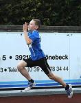Nico Ringstr&ouml;m legte sich wie hier beim 50-Meter-Lauf m&auml;chtig ins Zeug, belegte am Ende Rang f&uuml;nf bei den Sch&uuml;lern C. Foto: Volksstimme 