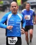 Triathlet Thomas Vetter kam als F&uuml;nfter seiner Altersklasse ins Ziel.