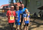 Die Gaensefurther Teilnehmer in Gommern v.l. Stefan Sindermann, Lenny Dannehl, Lutz Klau&szlig;, Marc Kr&uuml;ger.